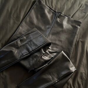 Joie Black Faux Leather Pants